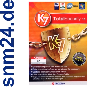 K7 Total Security 10 - Antivirus + Antispam Vollversion