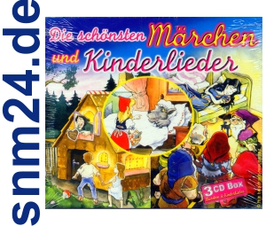 Die schönsten Märchen und Kinderlieder * 3 CD-BOX * NEU