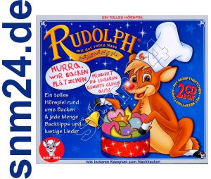 Rudolph mit der Roten Nase - Hurra wir backen Plätzchen 2 CDs Hörspiel NEU