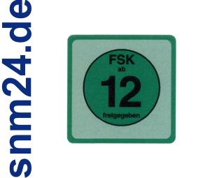 20 Stück FSK 12 Aufkleber / Sticker - FSK ab 12 freigegeben
