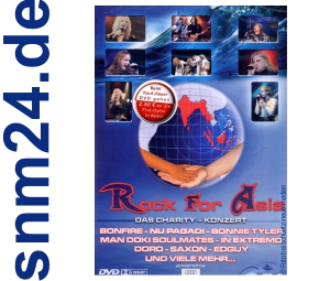 DVD Rock for Asia: Das Charity Concert mit Doro, In Extremo uva. NEU+OVP