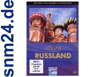 DVD - Discovery Atlas - RUSSLAND - Die Welt Neu erleben & entdecken - NEU