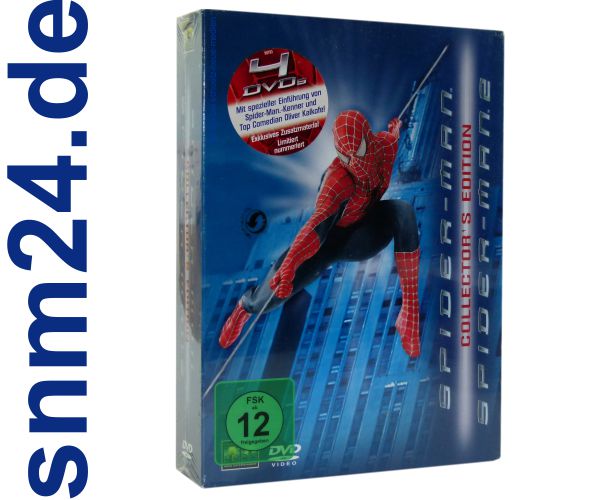 Spider-Man & SpiderMan 2 (Collector's Edition, 4 DVDs) - BOX-Set NEU+OVP