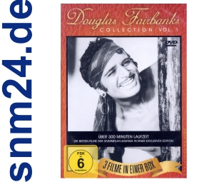 DVD Douglas Fairbanks Collection 1 - 3 Filme Box - NEU