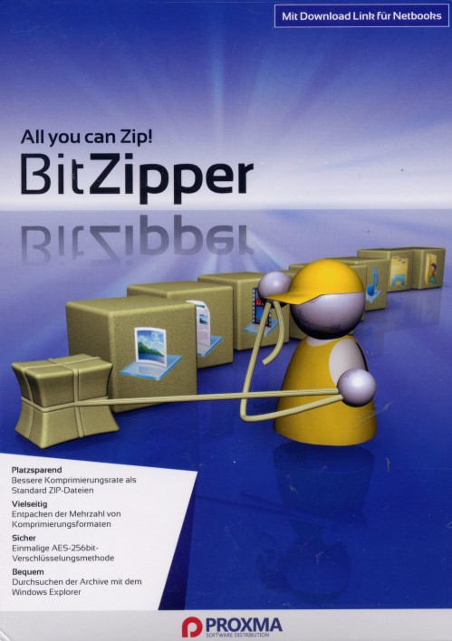 BitZipper - Umfangreiches ZIP Programm Datenkompression