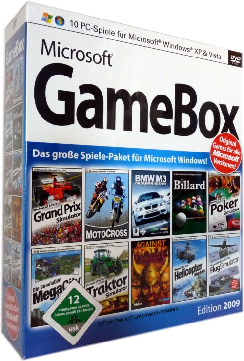 Microsoft Gamebox 2009 Edition - 10 Spiele Vollversionen