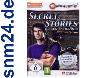 Secret Stories - Die Akte des Mörders  - PC Wimmelbild-Spiel - NEU+OVP