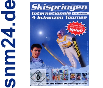 Skispringen - Internationale 4-Schanzen-Tournee (2 PC-CD-ROMs) OVP