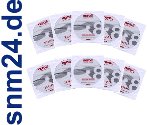 10x Ahead Nero 8 Essentials OEM inkl. Vision + ShowTime + Cover Designer uvm.