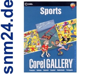 Corel GALLERY Sports - Rarität mit 8.000 Cliparts, Grafiken uvm.